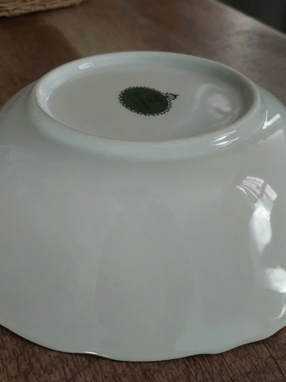 Johann Haviland Bavaria Blue Garland Serving Bowl 9.5